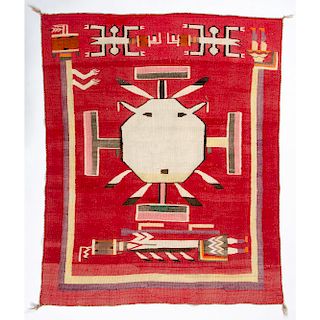 Navajo Pictorial Weaving / Rug, From the William Rose Collection, Illinois