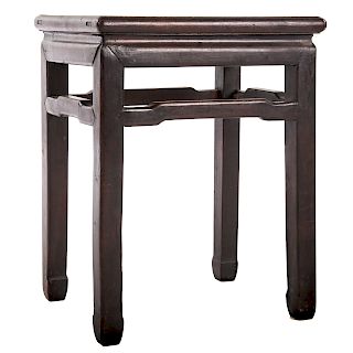 Chinese Hardwood Side Table/Plant Stand