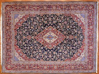 Keshan Carpet, Persia, 10 x 13.1