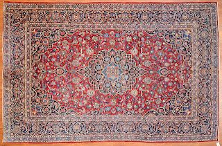Semi-Antique Keshan Rug, Persia, 7.2 x 11