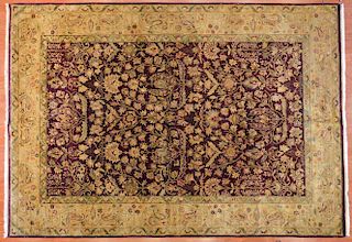 Agra Carpet, India, 9.11 x 14.3