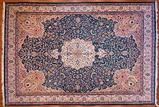 Pakistani Tabriz Carpet, 9.11 x 14.8