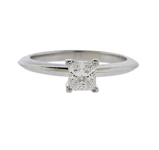 Tiffany &amp; Co Platinum 0.55ct Diamond Engagement Ring