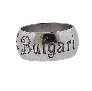 Bvlgari Bulgari Save the Children Sterling Silver Band Ring
