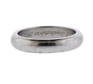 Cartier Platinum 4mm Wedding Band Ring 
