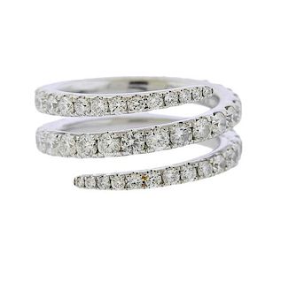 Anita Ko 18K Gold Diamond Coil Ring