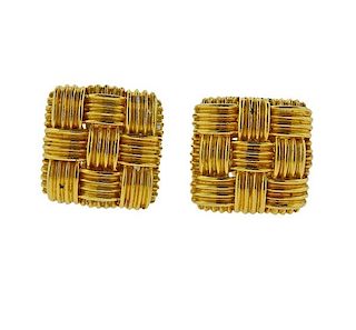 Roberto Coin Appassionata 18k Gold Earrings