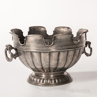 Large Pewter Monteith