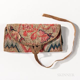 Floral Flame-stitch Wallet