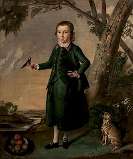 Scottish School, 18th Century  Portrait of Young Alexander Buchanan