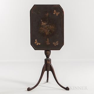 Paint-decorated Candlestand