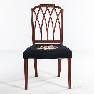 Federal Carved Mahogany Side Chair