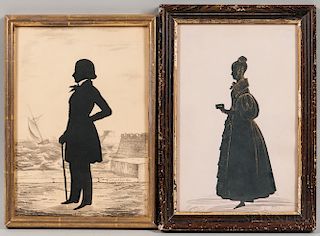 Two Full-length Silhouettes
