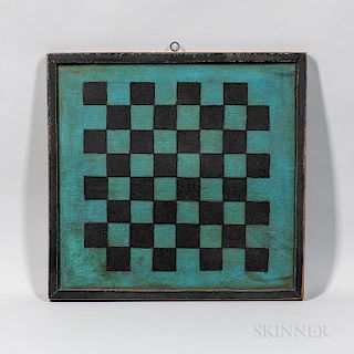 Blue-painted Double-sided Game Board