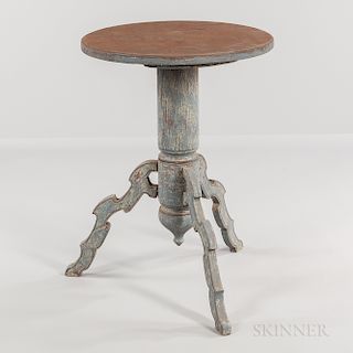 Gray-painted Pine Table