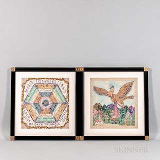 Two Stamp Art Pictures