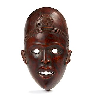 Yombe Wooden Mask, Mid 20th Century