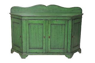 Italian Provincial Green Sideboard / Cabinet