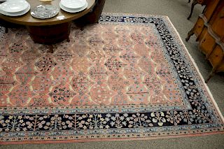 Oriental carpet. 9' 10" x 10' 6".