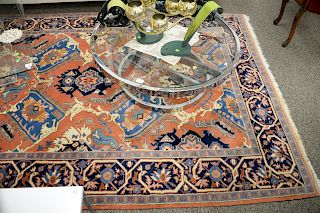 Heriz Oriental carpet. 6'2" x 9'3"