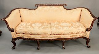 French style upholstered sofa, lg. 88 in.