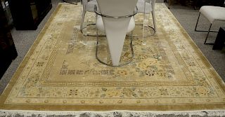 Chinese silk Oriental carpet. 8' x 10' 2".