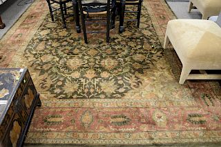 Oriental carpet, 9' 8" x 13' 8"