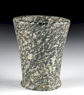 Egyptian Diorite Offering Cup, ex Sotheby's