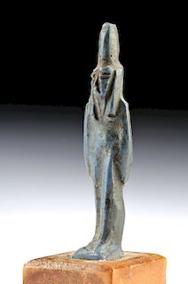 Miniature Egyptian Faience Striding Goddess - Isis