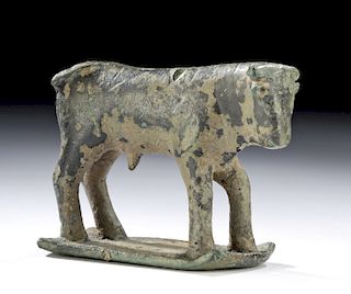 Miniature Roman Bronze Bull Votive Figurine