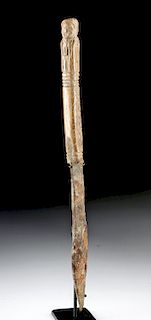 Roman Iron Knife w/ Figural Bone Handle
