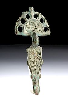 Merovingian Migration Period Bronze Brooch