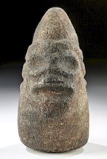 Taino Stone Figural Pounder