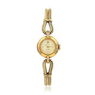 Rolex Precision Ladies Wristwatch in 18K Gold