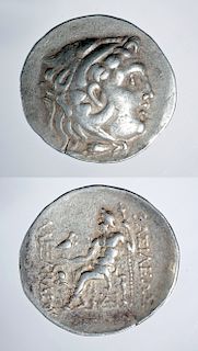 Greek Mesembria Silver Tetradrachm - Alexander