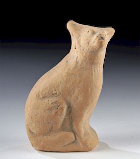 Adorable Roman Terracotta Dog