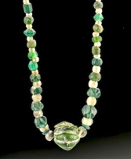 Gorgeous & Wearable Roman Glass Bead Necklace