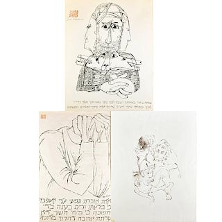 Ben Shahn (American, 1898-1969) Three Works