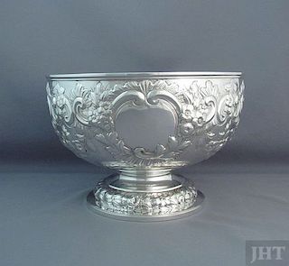 Victorian Sterling Silver Rose Bowl