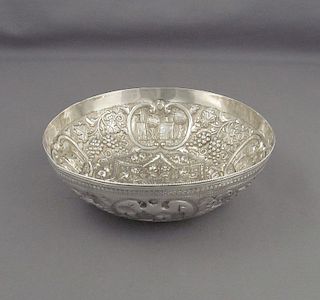 Turkish Ottoman Silver Bowl
