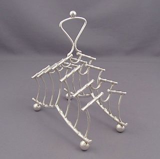 Victorian Sterling Silver Toast Rack