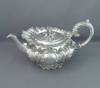 George IV Sterling Silver Teapot
