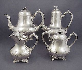 British Colonial Silver Tea Service