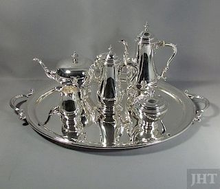 Birks Sterling Silver Tea Service and Tray