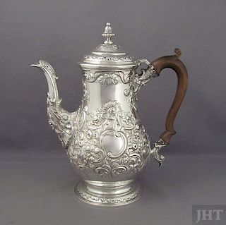 George IV Sterling Silver Coffee Pot