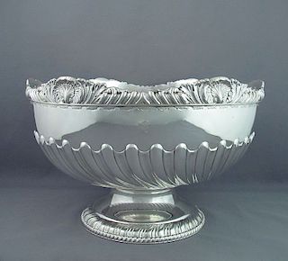 Victorian Sterling Silver Punch Bowl