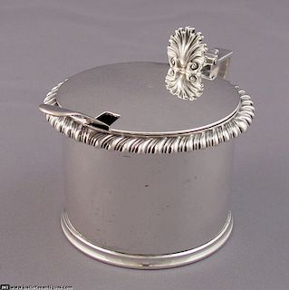 Early Victorian Sterling Silver Mustard Pot