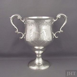 Large George III Irish Silver Loving Cup