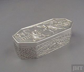 Victorian Sterling Silver Jewellery Box