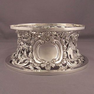 Irish Victorian Sterling Silver Dish Ring